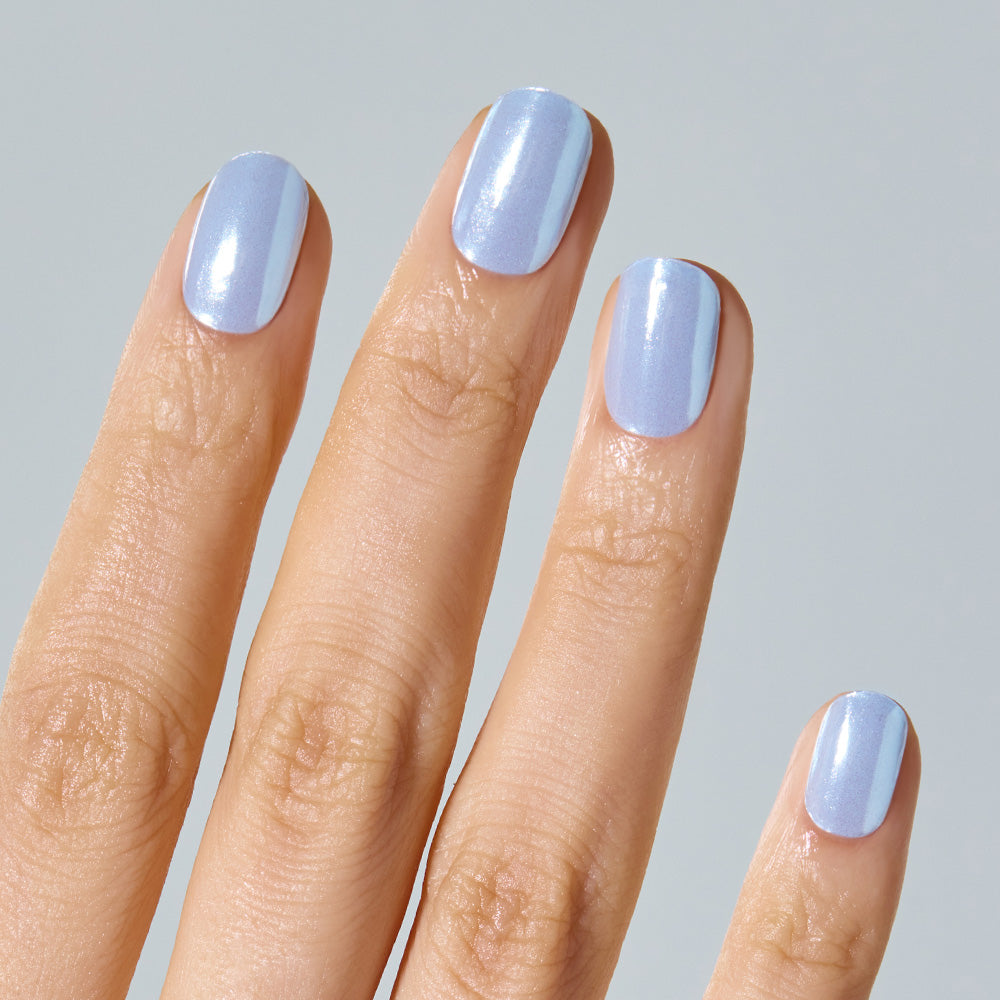 N Light Blue Chrome