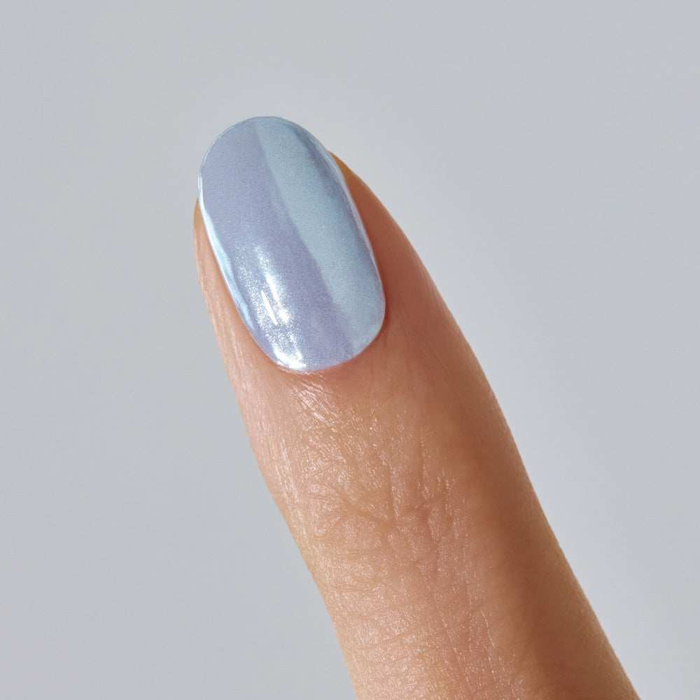 N Light Blue Chrome
