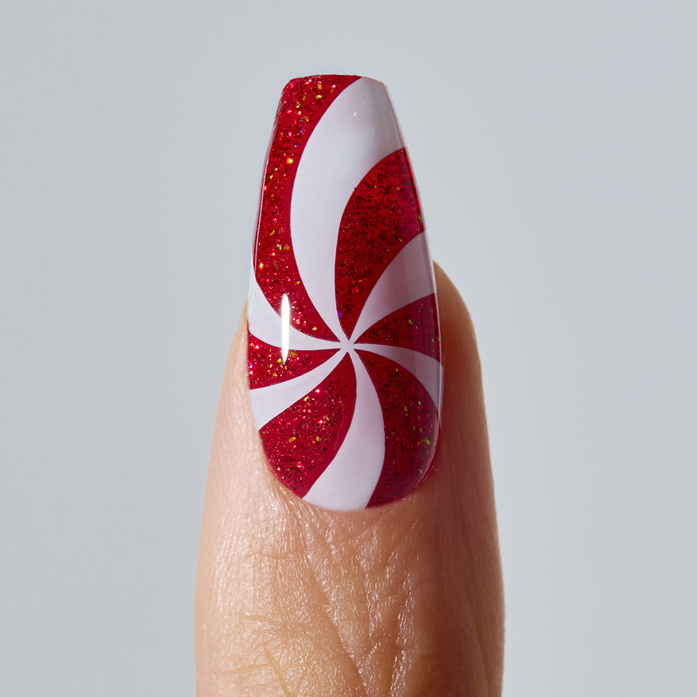 N Candycane Swirl