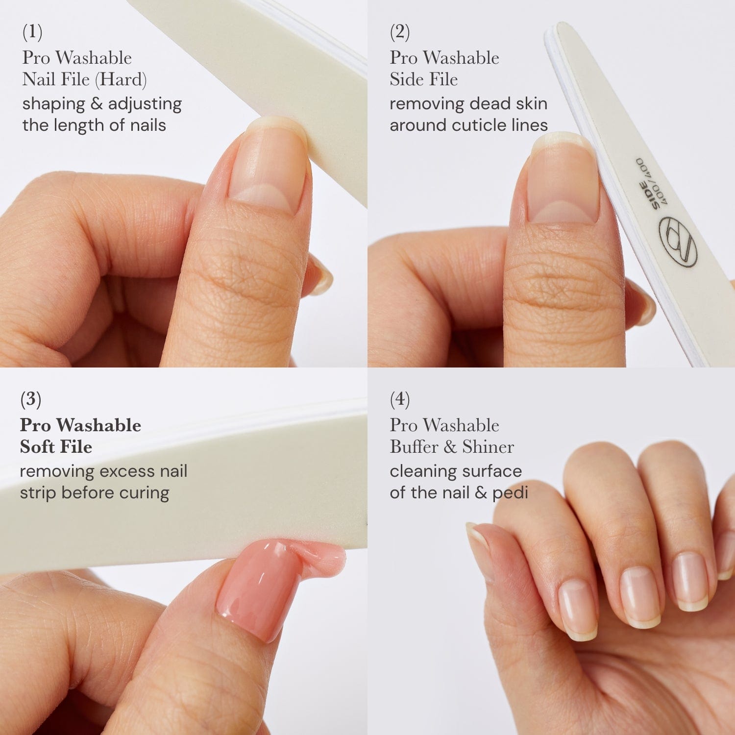 ohora Tools Pro Washable Soft File Pro Washable Nail File